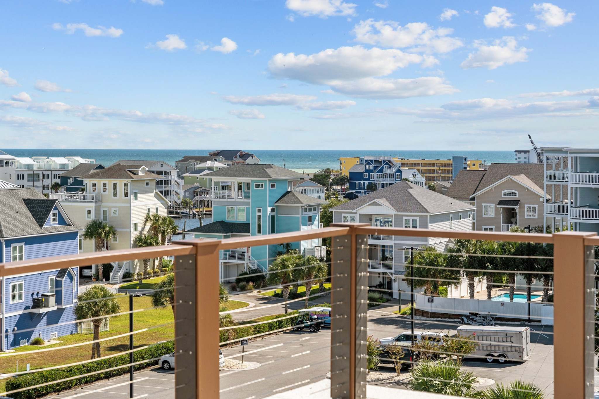 Basin Park: NEW Luxury Oceanview Townhomes For Sale in Carolina Beach