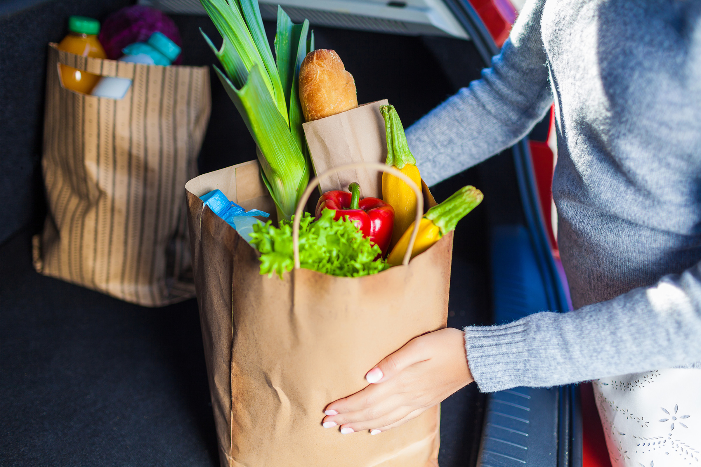 Bag of groceries